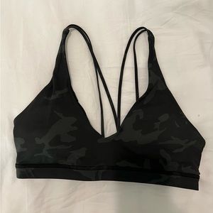 Lululemon Camo Sports Bra, Size 8